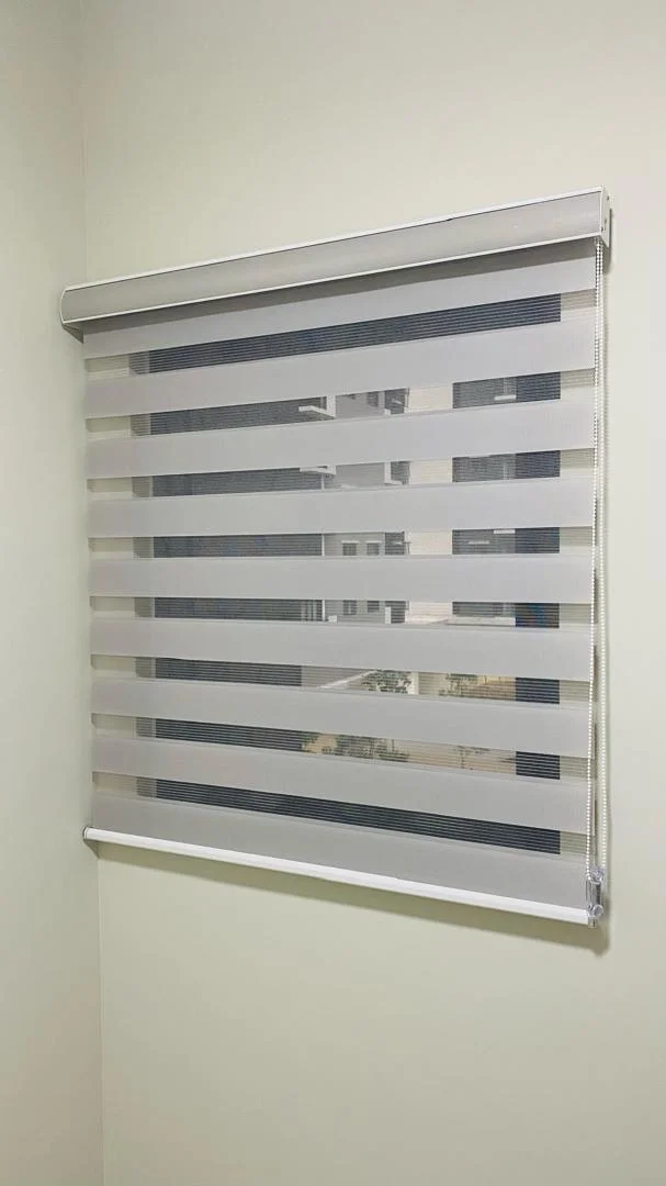 Light grey zebra blinds by Alam Enterprises